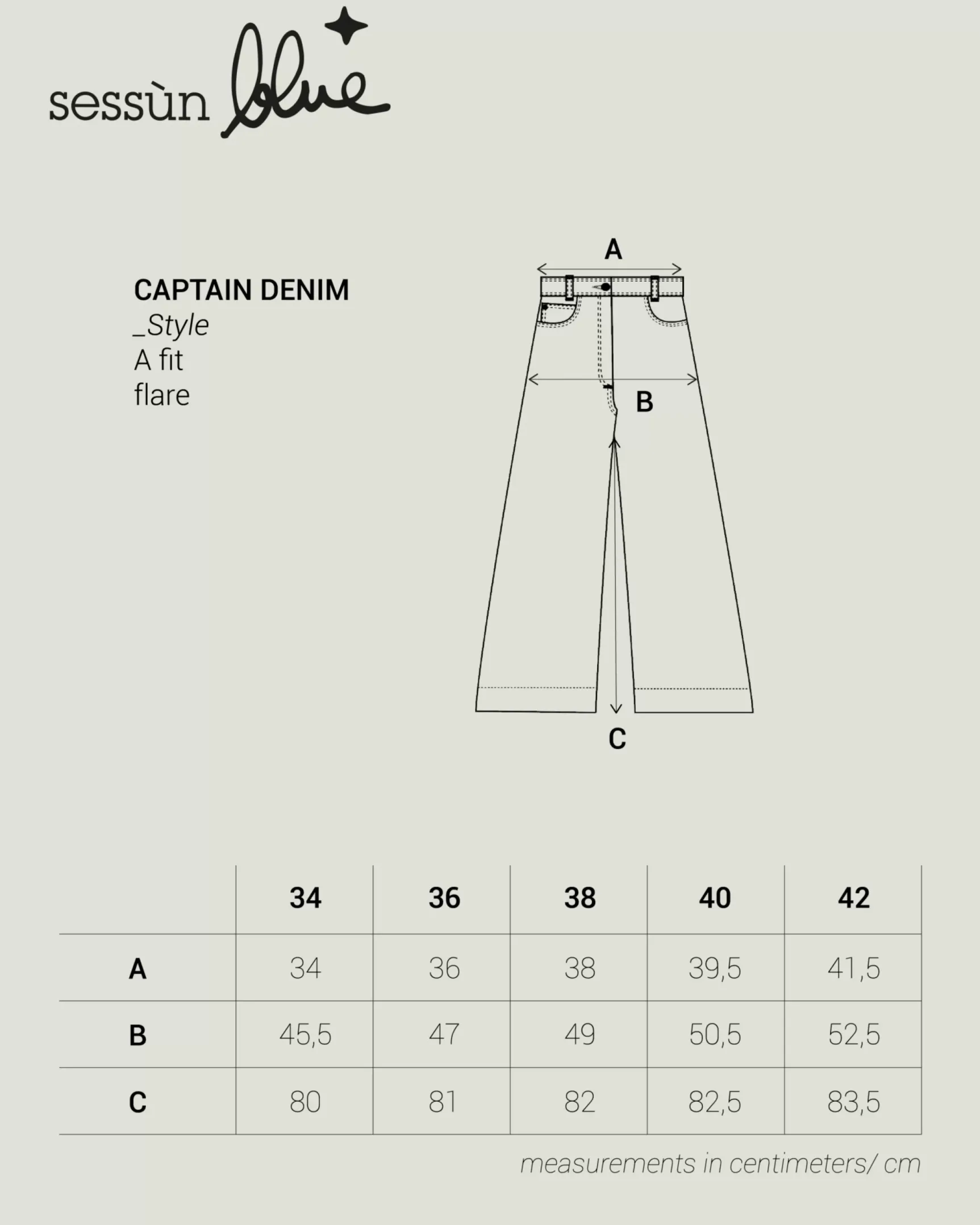 Discount Captain denim Pantalons larges