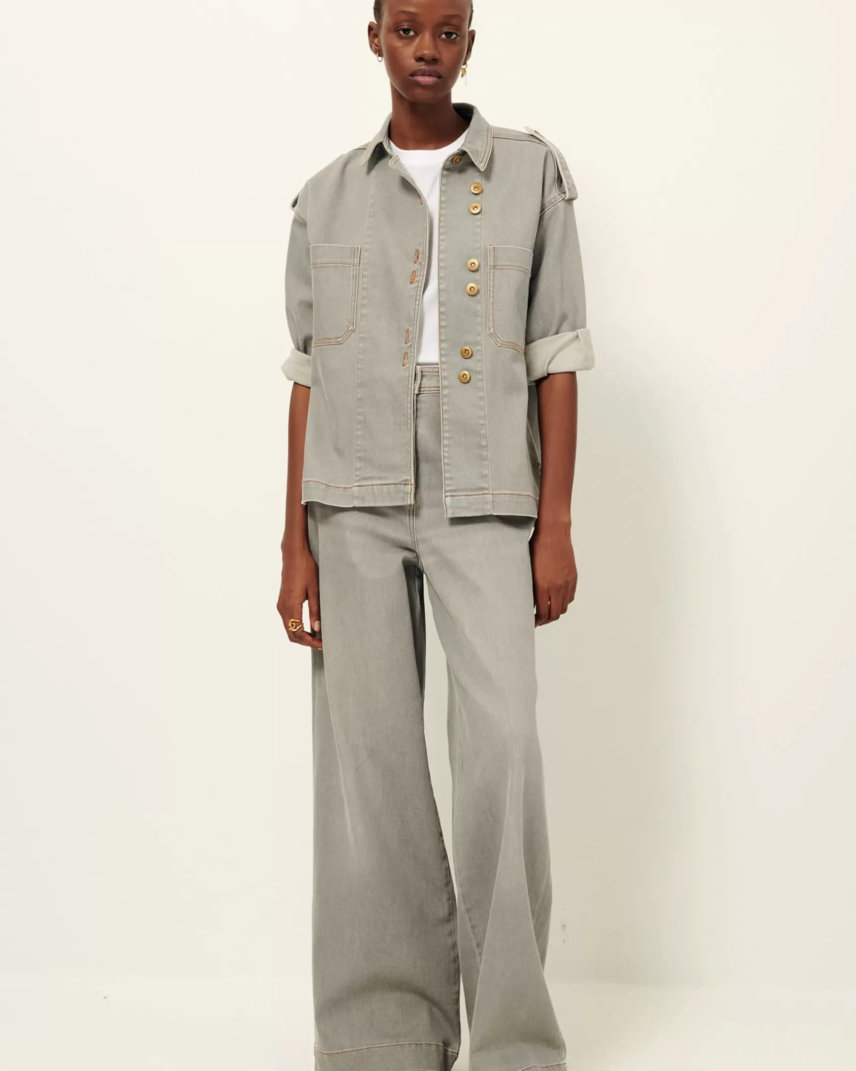 New Captain denim Taille haute